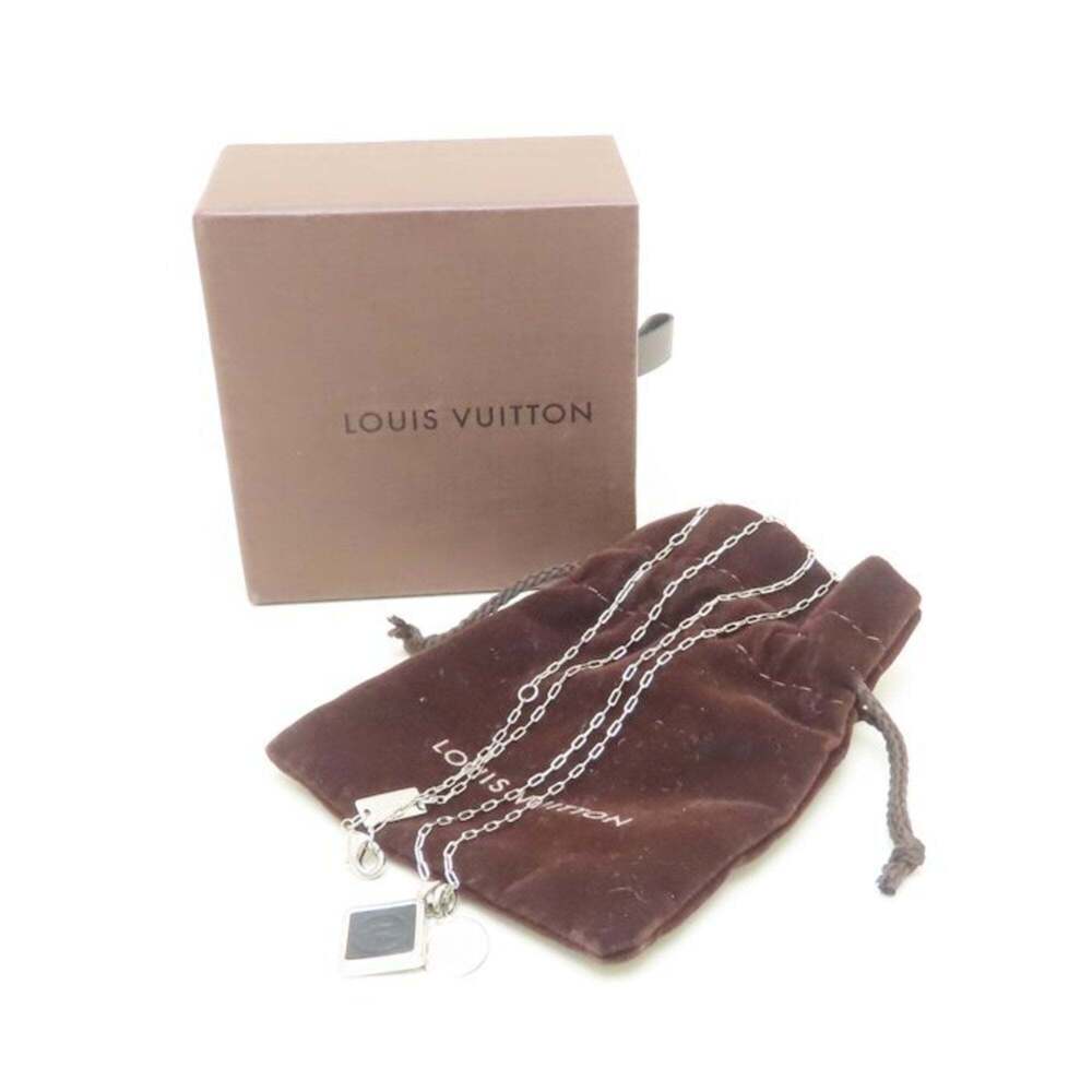 LOUIS VUITTON Silver Necklace - Picture 9 of 10